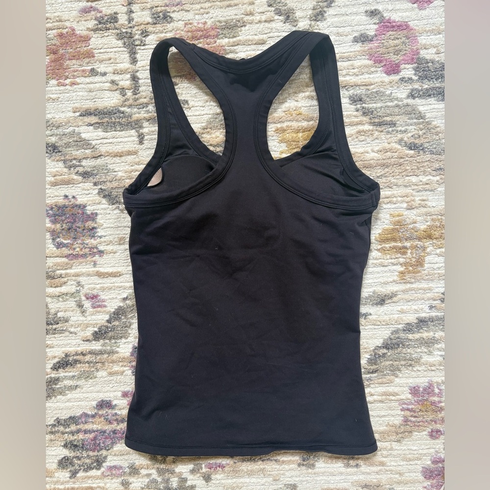 Black Racerback Tank Top - Picture 3 of 4
